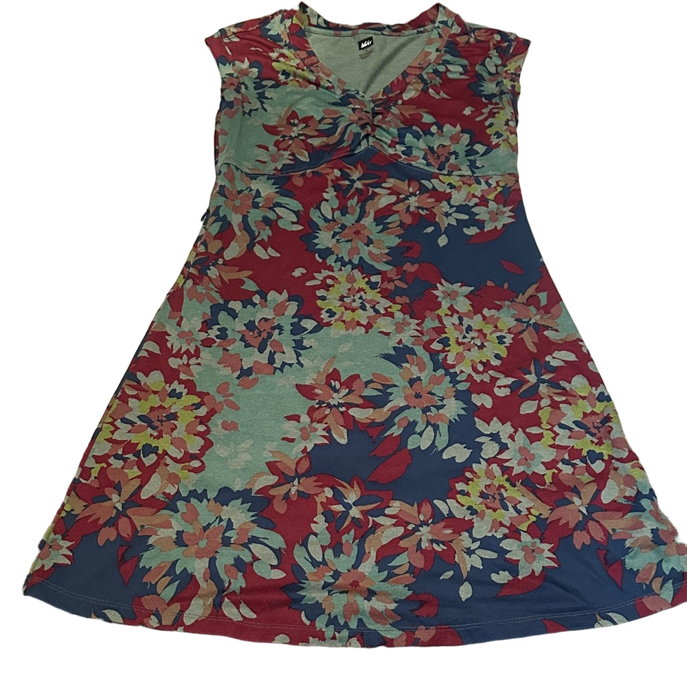 Small Rei Multicolor Floral Dress - Picture 1 of 6